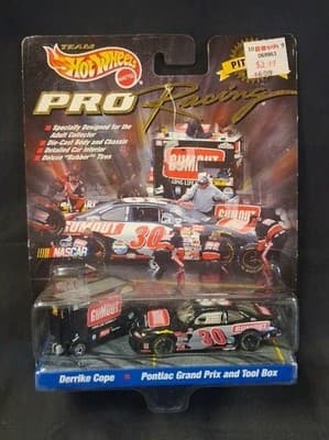 NIB Hot Wheels Pro Racing #30 Derrick Cope Pontiac Grand Prix & Tool Box