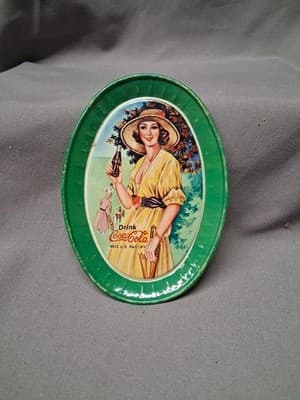 Coca Cola Advertising Tip Tray Drink Coca Cola Vintage 70's Era