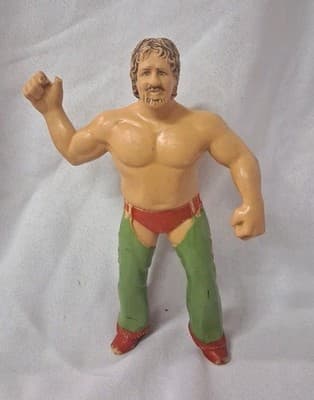 Vintage 1986 LJN Titan Sports Terry Funk WWF WWE Wrestling Wrestler Figure Used