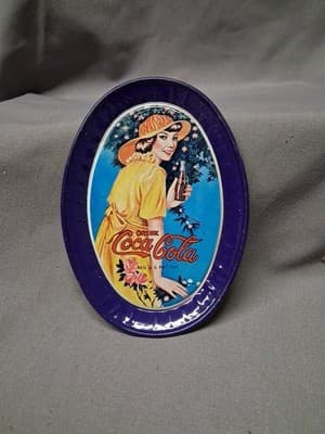 Old Vintage Coca Cola Plate Good For Putting Small Stuff On It!