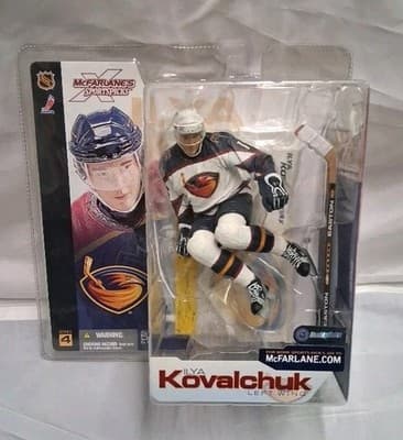 ILYA KOVALCHUK NHL THRASHERS WHITE JERSEY MCFARLANE NHL 4 2002 NEW
