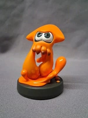 Amiibo Inkling Squid Orange Splatoon 2 Series Limited Edition Squid Alt Color!