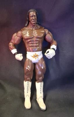 2003 Jakks Pacific 7" BOOKER T WWE WWF WCW Action Figure Wrestling