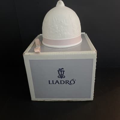 NIB Vintage Lladro #7613 Spring Bell, Collectors Society, 1991