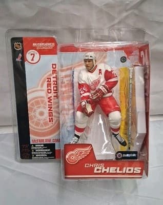 Mcfarlane NHL Chris Chelios Detroit Red Wings White Jersey Series 7 Figure