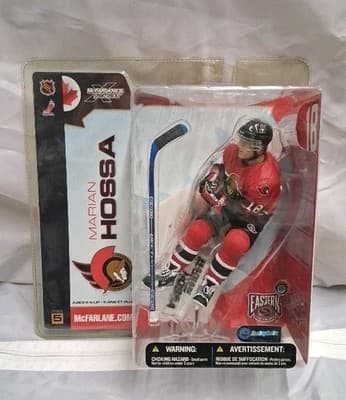 McFarlane NHL Series 5 Marian Hossa, Ottawa Senators Red Jersey, NIB