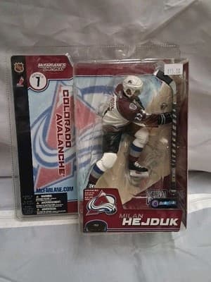 Milan Hejduk Colorado Avalanche NHL series 7 (Rookie Piece), McFarlane Toys 2003