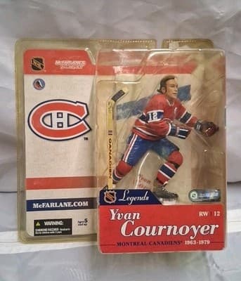 2004 YVAN COURNOYER MCFARLANE LEGENDS HOCKEY FIGURE SEALED NIP