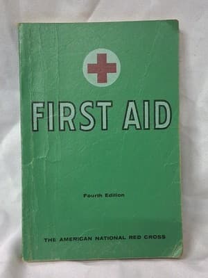 First Aid Fourth Edition Paperback 1957 Green