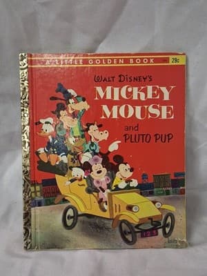 Elizabeth Beecher Walt Disney's Mickey Mouse & Pluto Pup Book 1953 BT