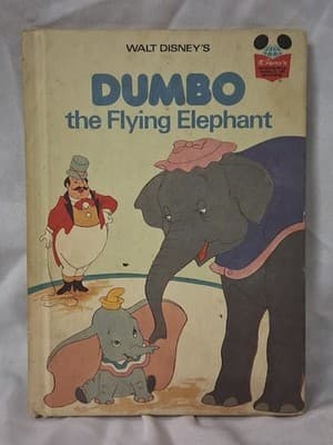 Disney's “Dumbo The Flying Elephant” Book - First American Edition