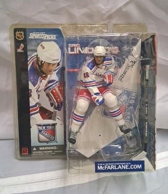 2001 McFarlane's SportsPicks ERIC LINDROS New York Rangers NHLPA Action Figure