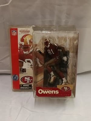 McFarlane San Francisco Terrell Owens #81 Action Figure NFL Red Jersey