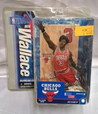 Chicago Bulls Ben Wallace McFarlane NBA Series 12 Figure