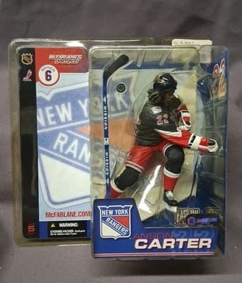 McFarlane Toys 2003 NHL Series 6 New York Rangers Anson Carter Figure