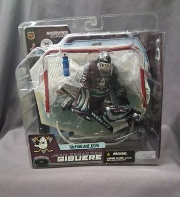 MCFARLANE HOCKEY SERIES 7 JEAN SEBASTIEN GIGUERE ANAHEIM PURPLE VARIANT FS