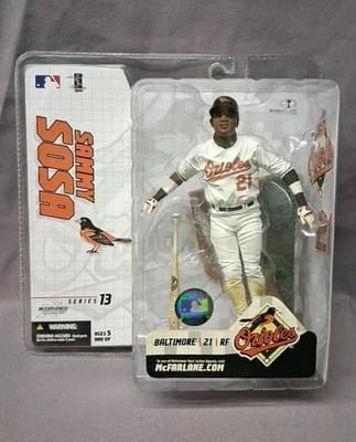 Mcfarlane Sammy Sosa 6” Figure Balt Orioles Series 13 2005 - NIB! Chase Variant!