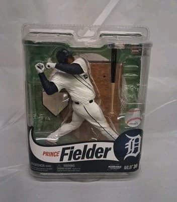 McFarlane Sports Picks MLB Series 30 Prince Fielder Detroit Tigers White Jersey