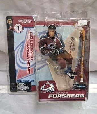 Peter Forsberg McFarlane NHL Action Figure Series 7 Colorado Avalanche
