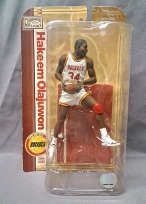 MCFARLANE NBA Action Figure Hakeem Olajuwon/ Chase Variant Rare!