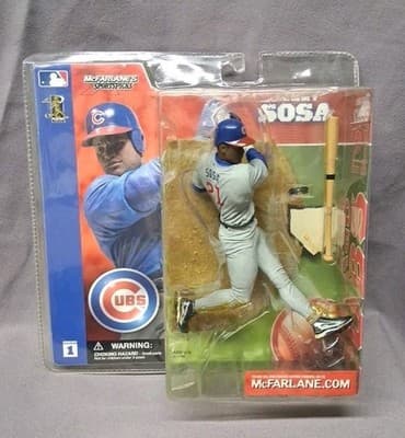 Sammy Sosa Chicago Cubs McFarlane's SportsPicks Toys Series 1 Gray Variant