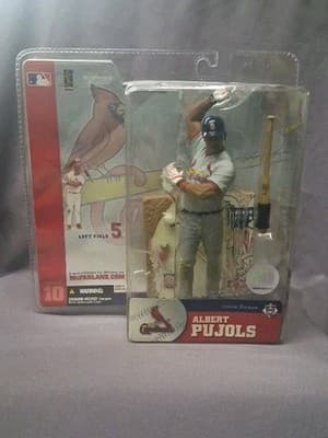 McFarlane ALBERT PUJOS St Louis Cardinals Grey Uniform Variant Series 10