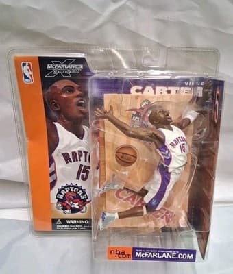 2002 Vince Carter NBA McFarlane Sports Picks Toronto Raptors Figure Series 1