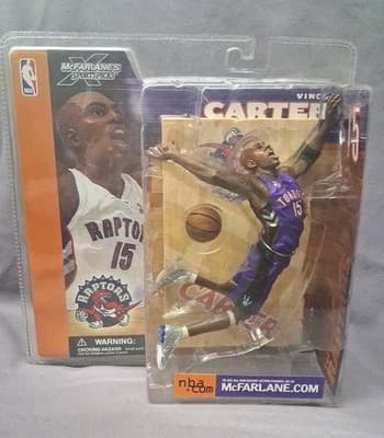 Sealed VINCE CARTER 2002 McFarlane NBA Basketball PURPLE VARIANT Series 1 Figure