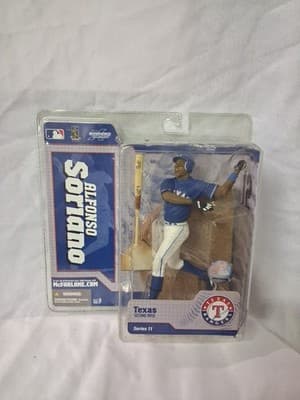 2005 ALFONSO SORIANO TEXAS RANGERS MCFARLANE CHASE VARIANT SERIES 11
