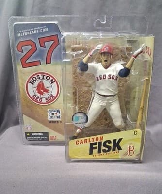 Carlton Fisk McFarlane Figure Boston Red Sox MLB Cooperstown Collection 2006
