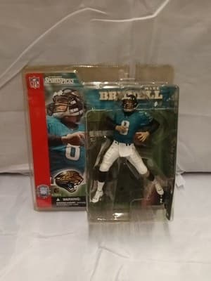 Mark Brunell 2001 McFarlane Sports Picks Aqua CLEAN Jersey Action Figure NIB SP