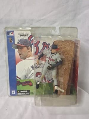 Mcfarlane MLB Greg Maddux Atlanta Braves Grey Away Variant MoC Series2 2002