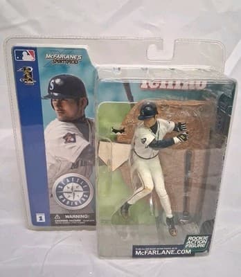 McFarlane's SportsPicks Series 1 2002 Ichiro MLB Rookie Action Figure NEW SEALE