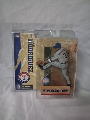 2004 McFarlane Alex Rodriguez Texas Rangers #3 Variant Gray MLB Series 8