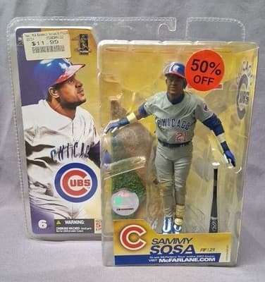 Todd McFarlane's Sports Picks MLB Baseball Chicago Cubs Series 6 Sammy Sosa NIB