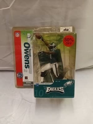 Mcfarlane Terrell Owens, Series 10, Philadelphia Eagles Green Jersey