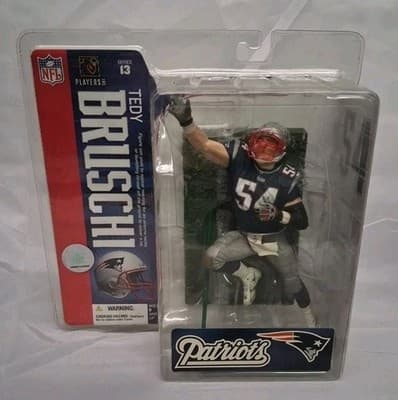 McFarlane NFL Series 13 Tedy Bruschi Figure New England Patriots