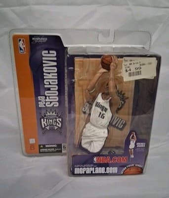 2004 McFarlane’s Sportspicks Series 6 Peja Stojakovic Kings New White Jersey