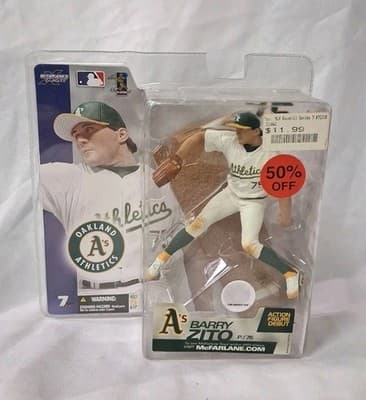 Oakland A's Athletics Barry Zito McFarlane MLB Series 7 Baseball Figure 2003