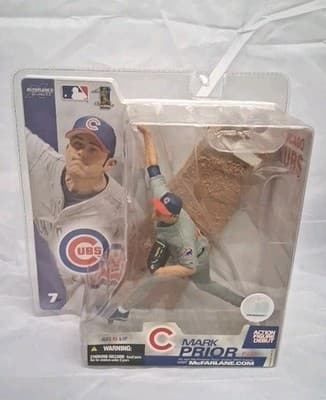 NEW 2003 McFarlane MLB Series 7 Mark Prior Chicago Cubs Figure Debut