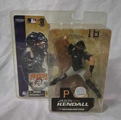 McFarlane's SportsPicks Jason Kendall Pirates Catcher Rare GRAY VARIANT