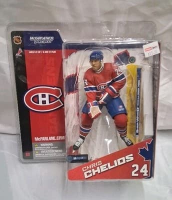 Chris Chelios NHL Series 8 Action Figure Montreal Canadiens #24 McFarlane Hockey