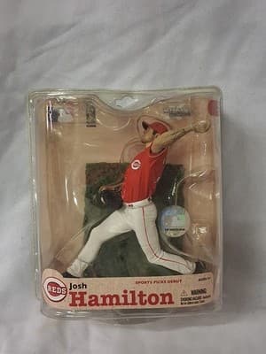 Josh Hamilton McFarlane Sports Picks Action Figure Cincinnati Reds Debut MLB 21