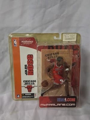 JALEN ROSE McFarlane Sportspicks NBA Series 4 Chicago Bulls Red Uniform NEW