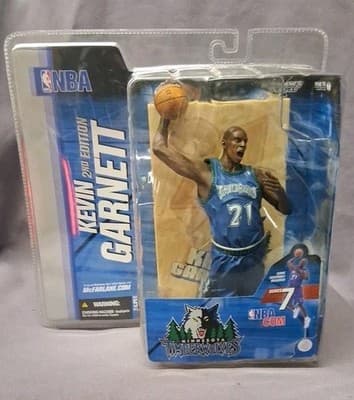 McFarlane NBA Kevin Garnett White Jersey Var. Timberwolves Series 7 2nd Edition