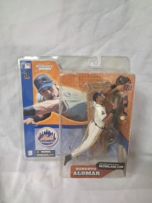 Roberto Alomar Mets MLB 2002 McFarlane Figurine Sealed New