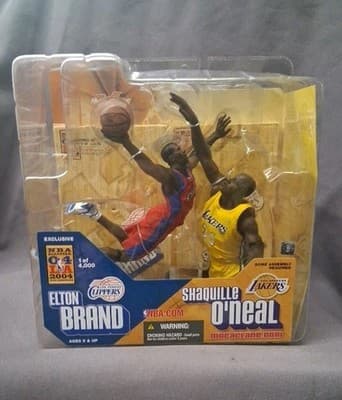 Shaquille O'Neal McFarlane Figures NBA Elton Brand 2004 All-Star Exclusive Toy
