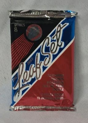 1991 Leaf Series 1 Sealed Baseball Pack