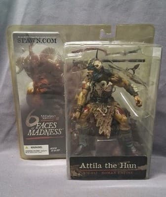 McFarlane's Monsters III 6 Faces of Madness Attila the Hun 2004 Roman Empire
