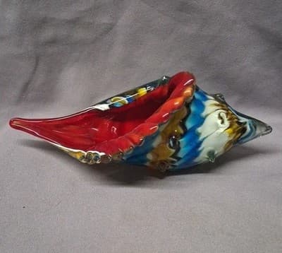 Murano Glass Conch Shell Nice Piece